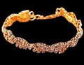 Armband Crystal Rhinestone,9k Gold Plated 1.JPG