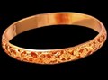 Bangle goldfilled flower 1.JPG